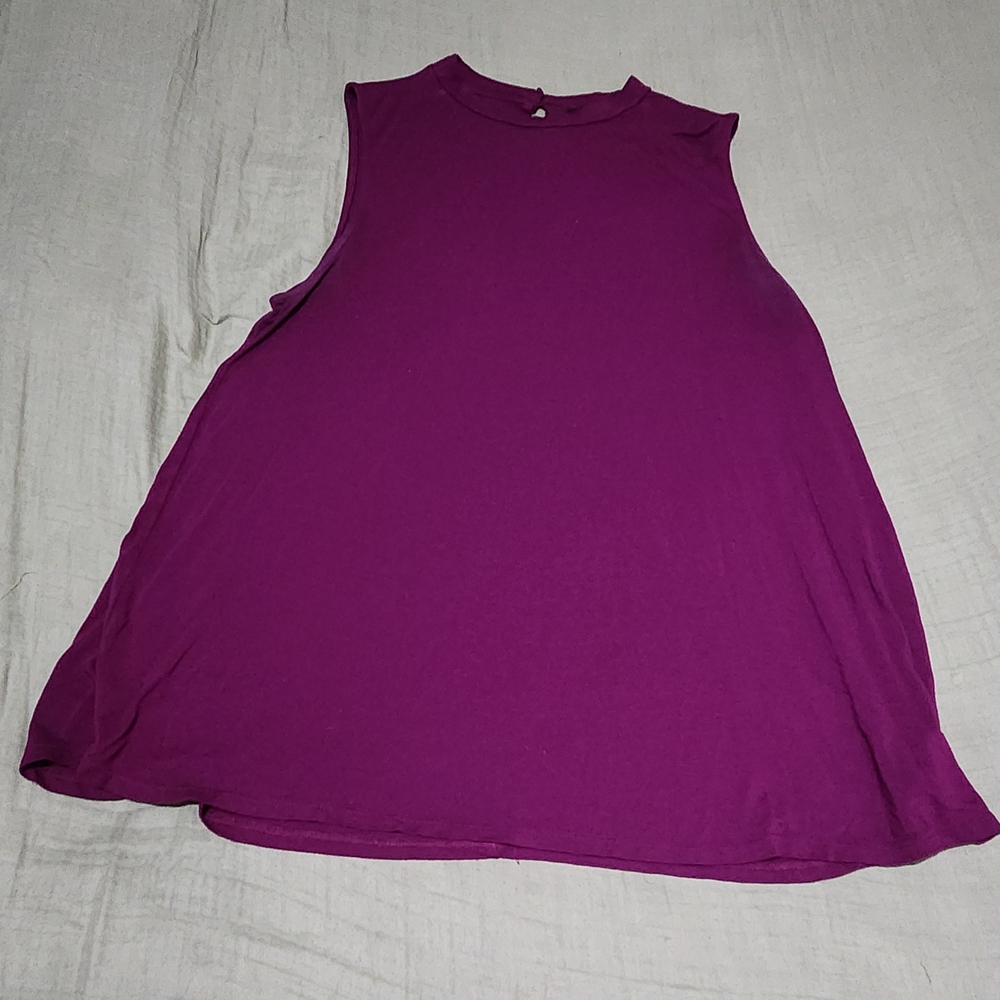 GNW Women's Sleeveless Magenta Top